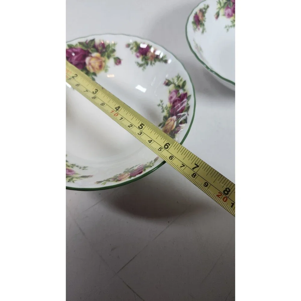 Royal Albert OCR Set Of 2 Micro Oatmeal Bowls Cereal Soup 6 1/4